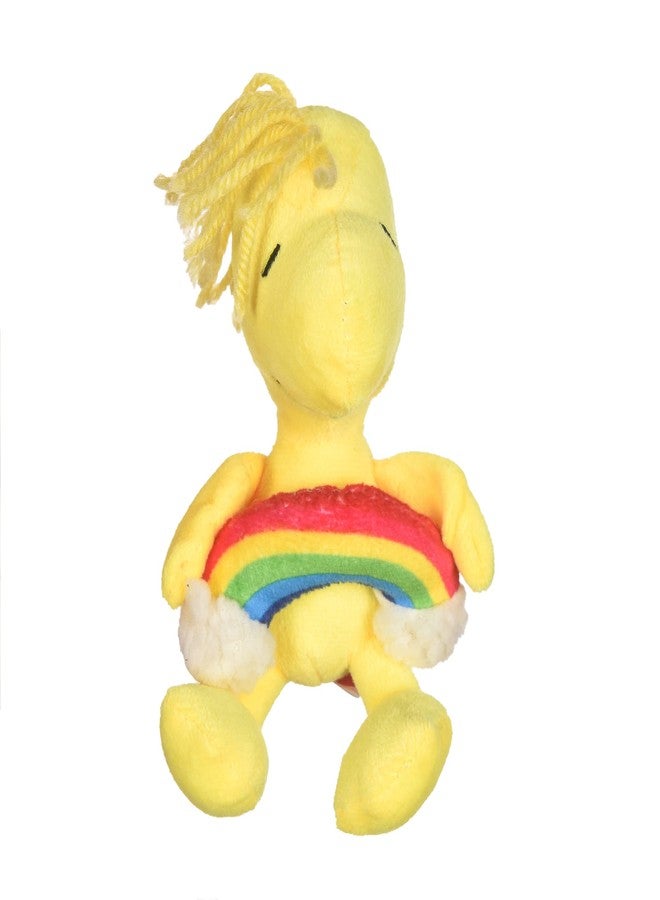 Peanuts Love Woodstock Rainbow Squeaker Pet Toy - Cute, Stuffed, Squeaky Toys for Dogs, Officially Licensed Products for Pets, 9 Inch - Image 1